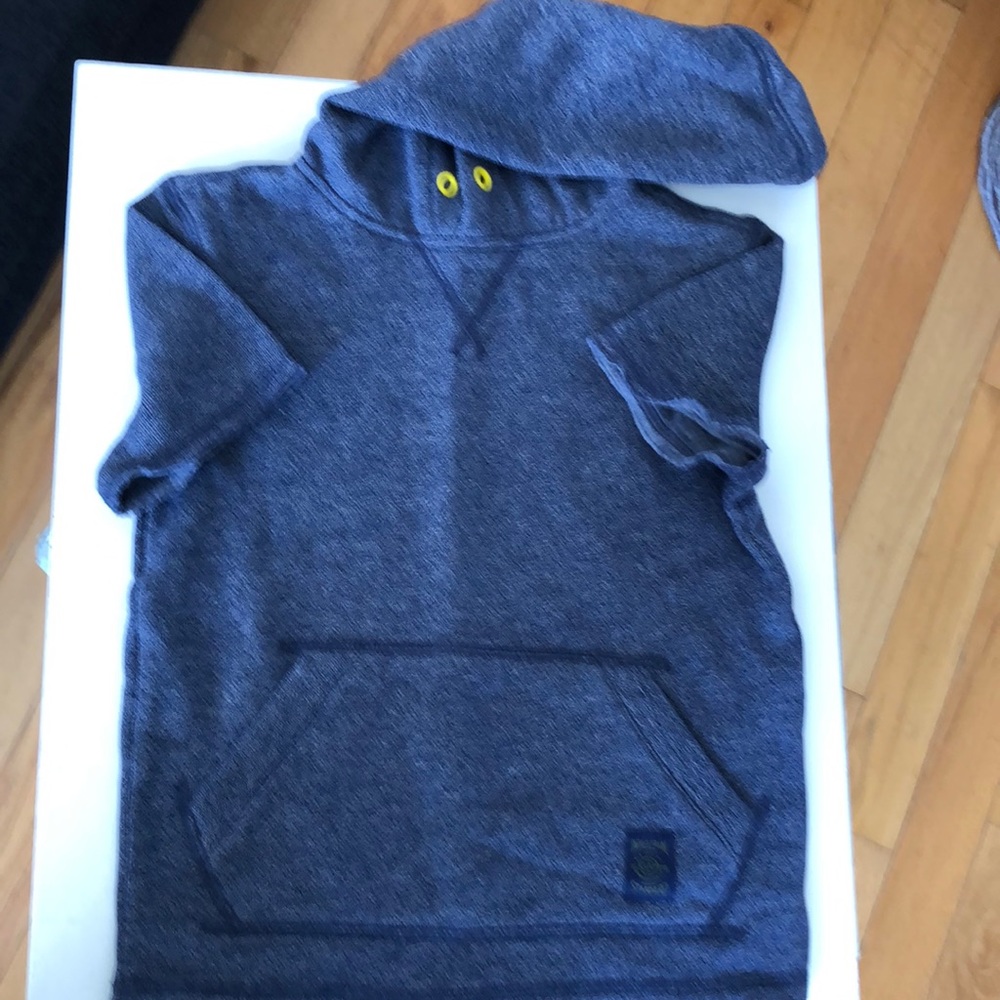 Gap Kids Jogging Sweater SS Boys Blue Small 6 7 years hooded pocket Blue